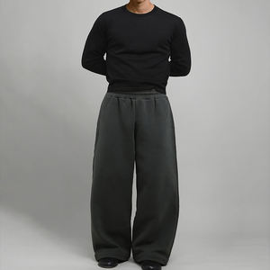 Pantalon de survêtement grande taille pour homme Pantalon de survêtement baggy Blank Heavyweight 600 Gsm Sweatpants - Product Image 5