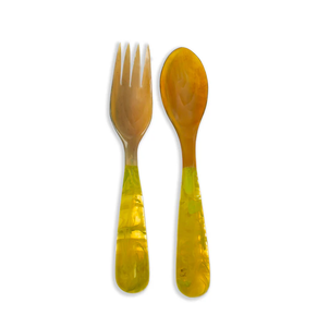 Mango de resina epoxi Cuchara para cubiertos Cuchara de cuerno de búfalo Último diseño Cuchara de cuerno de búfalo Premium Precio asequible - Product Image 1