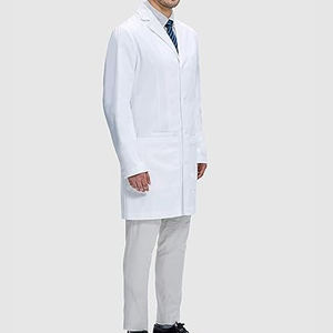 Bata de laboratorio médico con cierre de botón ajustable para médico, dentista, Hospital, laboratorio, bata de laboratorio - Product Image 5