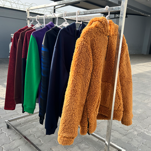 New Arrival Customized <b>Sherpa</b> Fluffy Fleece <b>Hoodie</b> Men's Heavyweight Custom Printed Logo Streetwear <b>Sherpa</b> <b>Hoodies</b> for Boys - Product Image 1