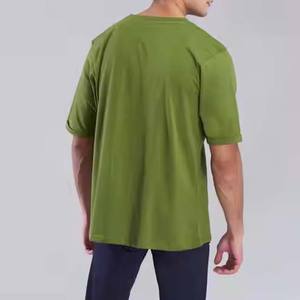 เสื้อยืดผู้ชายทรงปกติ ผ้าฝ้ายถัก 100% เป็นมิตรกับสิ่งแวดล้อม แห้งเร็ว ไหล่ตก ดีไซน์สั่งทำได้ ยูนิเซ็กซ์ - Product Image 6