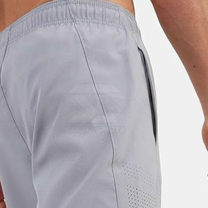 Pantalones cortos de baño para hombre de nuevo estilo Color personalizado Patrón sólido Transpirable y ecológico Runni - Product Image 4