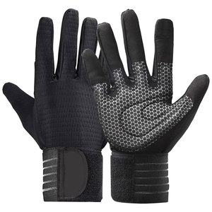 Guantes de entrenamiento Hombres Dedo completo Guantes de levantamiento de pesas Premium para hombres Guantes de mano completa para gimnasio Deadlift Training Grip - Product Image 1