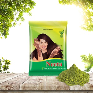 Neeta 100% Natural Ammonia-Free <b>Henna</b> <b>Powder</b> 150gm Rajasthan Mehandi Hair Dye Lotion for Hair Color - Product Image 6