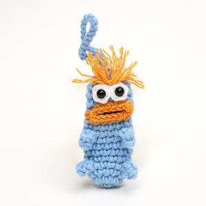Sac de rangement USB en coton crocheté à la main, motif dessin animé tendance, modèle Acki K173 pour le voyage - Product Image 3