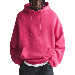 Sudaderas con Capucha Extra Grandes de Alta Calidad para Hombre, Unisex, 100% Algodón, Logotipo Personalizado, Diseño en Blanco, Gruesas, con Bolsillo, Transpirables - Product Image 1