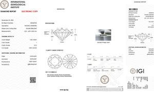Diamantes naturales sueltos 1,0 quilates I Color VS2 claridad corte brillante redondo IGI certificado blanco solitario diamantes al por mayor OEM - Product Image 2