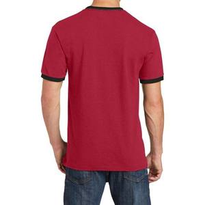 Venta al por mayor 2025 hombres de alta calidad de manga corta cuello redondo Camiseta diseño en blanco ropa de verano 100% algodón 220 gramos peso de la tela - Product Image 3