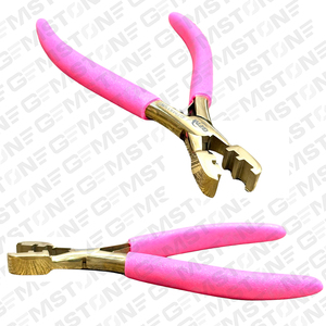 6-inch Keratin phần mở rộng tóc plier Flat tip pre-ngoại quan Non-Slip Grip thép không gỉ i-tip U tip Micro Vòng Hạt bền - Product Image 3