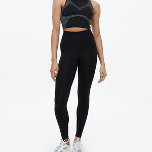 Vente en gros d'ensembles sans couture imprimés de style tendance ensembles de yoga sublimés personnalisés confortables de sport étiquette de cou - Product Image 2