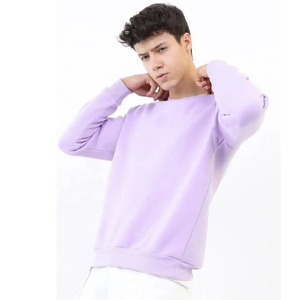 Men's <b>Sweatshirts</b> Customized Chenille <b>Embroidery</b> Cotton/Polyester High Quality Pullover Eco-Friendly Breathable Winter Season - Product Image 2