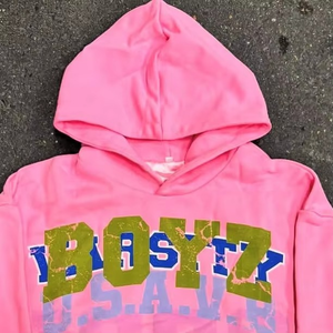 Votre propre Logo Design femmes hiver col montant imprimé Crop Hoodies tenue décontracté haute qualité matériel fait pull mode - Product Image 4