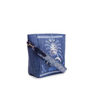 กระเป๋าช้อปปิ้งสะพายไหล่ P56184ลำลองสีฟ้า - Product Image 2