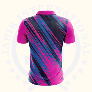 Polo de manga corta con estampado liso para hombre, personalizable, 100% algodón, poliéster, ajuste Regular, tejido de punto - Product Image 2