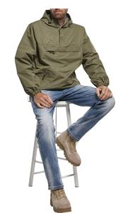 Chaqueta Cortavientos Impermeable de Senderismo con Diseño Personalizado para Hombre, Chaqueta Cortavientos de Exterior con Cremallera Tejida - Product Image 5