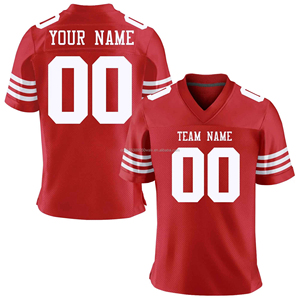 Camiseta de fútbol americano sublimada 2025, ropa de entrenamiento de equipo transpirable personalizada, camiseta de Rugby - Product Image 5