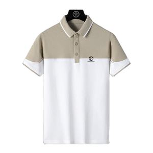 Polo de negocios de manga corta de verano, camiseta para hombre, tendencia informal de negocios de media manga fina - Product Image 4