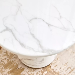 Table d'appoint ronde en métal moderne pour la maison, salon, meubles, table basse, installation facile, design décoratif, forme personnalisable - Product Image 2