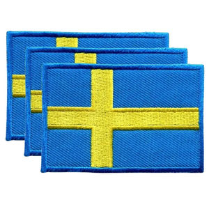 Etiquetas Bordadas Personalizadas de Gran Calidad para Prendas, Etiquetas con Logotipo de Marca, Parches Bordados con Bandera, Venta al por Mayor OEM - Product Image 6