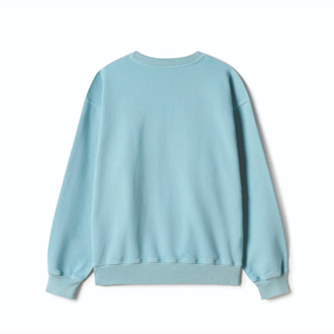 Wholesale Custom Men's Comfortable Long Sleeve Crewneck Sweatshirts 100% Cotton Breathable <b>Thick</b> <b>Fleece</b> Blank Printed Pattern - Product Image 2