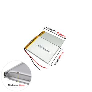 306080 <span class=keywords><strong>3</strong></span>.7V 2200mAh Ultra İnce Şarj Edilebilir Lityum Polimer Pil (Tabletler ve Akıllı Cihazlar için) 356075 302025 306090 302030 - Product Image 2