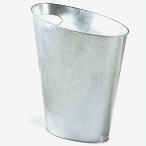 Poubelle de bureau en métal galvanisé - Product Image 3
