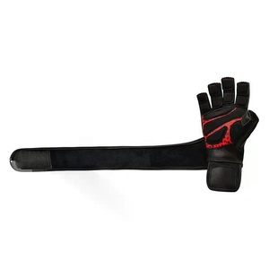 Gants de musculation en cuir de haute qualité, respirants, unisexes, personnalisables avec logo sur mesure - Product Image 2