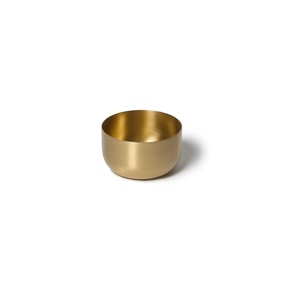 Bol en laiton de couleur or poli fait à la main bol de service de dîner de haute qualité pour la maison ustensiles de cuisine bol de nourriture en métal prix bon marché - Product Image 5