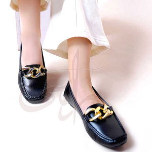 Servicio OEM, Mocasines Personalizables para Mujer, Ligeros, Resistentes, de Alta Calidad, Elegantes, Color Negro - Product Image 2