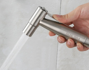 Kit de rociador de pañales de tela de mano con control de presión ajustable, juego de rociador de bidé <span class=keywords><strong>para</strong></span> Baño - Product Image 4