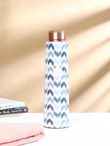 Botella de cobre impresa personalizada de alta calidad hecha de cobre puro 100% de alta calidad para una mejor salud a granel para la exportación - Product Image 2