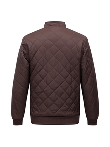 Chaqueta acolchada de invierno para hombre personalizada superventas, nueva chaqueta de cuero con decoración de piel, servicio OEM - Product Image 4