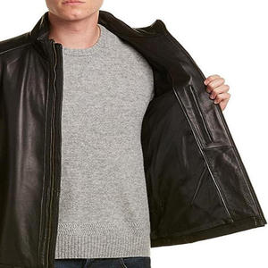 Reasonable Prices of <b>Men</b> <b>Leather</b> <b>Jackets</b> Fashionable Custom Design <b>Men</b> <b>Leather</b> <b>Jacket</b> - Product Image 3