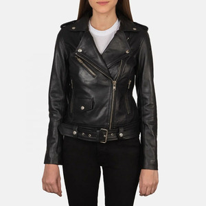 Easy wash Women leather Jacket Breathable Anti-Wrinkle Waterproof Eco-Friendly Premium Quality Lightweight women jacket - Product Image 1
