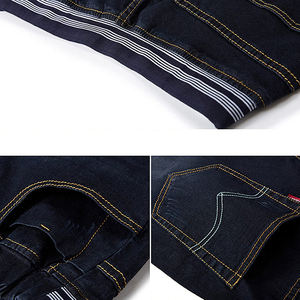 Short en jean de haute qualité pour hommes OEM personnalisé style déchiré Streetwear mode été Fit bleu coton jean offre de gros - Product Image 3