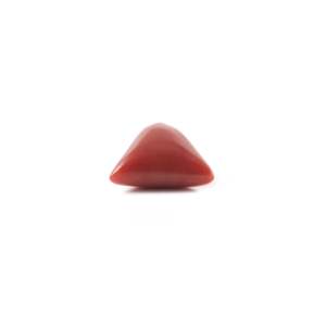 พลอยปะการังสีแดงสังเคราะห์ 4.8 กะรัต คุณภาพสูง ขัดเงา ขนาด 8 มม. สีขาว - Product Image 3
