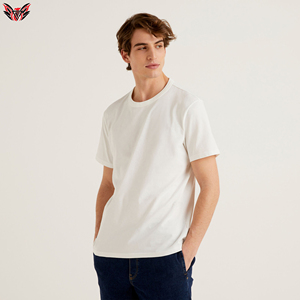 Verano nuevo diseño cuello redondo de gran tamaño suelto gota hombro hombres camiseta personalizada poliéster algodón en blanco camisetas casuales para hombres - Product Image 2