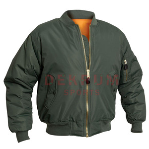 Custom Winter Men's Bomber <b>Jacket</b> with Stand Collar and Front Logo Eco-Friendly & Breathable Wholesale New Design - Product Image 3