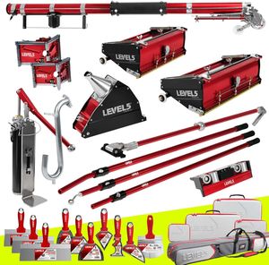 Available for sale Full Dry-wall Taping and Finishing Set 10/12 Flat Boxes, 3 Angle Head, 7 <b>Corner</b> Applicator Box and more - Product Image 1