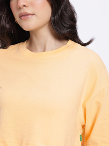 2025 nouvelle mode femmes à manches longues haut court solide t-shirts pour femmes et vêtements décontractés été mode vêtements confortable - Product Image 5