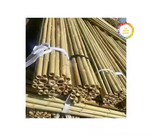 แท่งไม้ไผ่ธรรมชาติสำหรับปลูกผักสถานรับเลี้ยงเด็กใช้เป็นมิตรต่อสิ่งแวดล้อมพื้นผิวเรียบเสาสวนขายส่ง - Product Image 3