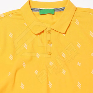 Polo de golf à séchage rapide pour hommes, style décontracté, tissu tricoté, t-shirt à manches courtes à prix de gros personnalisé - Product Image 4