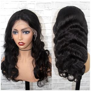 Peluca Frontal de encaje HD transparente Natural de calidad 200% 250% densidad recta cruda brasileña virgen cabello humano calidad Natural - Product Image 3