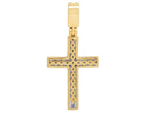 Classic Luxury Moissanite Diamond Jewelry In S925 <b>Sterling</b> <b>Silver</b> <b>Cross</b> <b>Pendants</b> For Men Women - Product Image 4