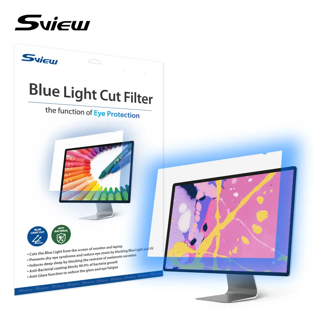 Filtro Anti luce blu Anti impronte digitali 2022 di vendita caldo per Monitor LCD per Computer da 24 "pollici prodotti coreani del produttore