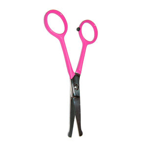 Tijeras de Seguridad para Vello de Nariz/Cejas, 4.5 Pulgadas, Tijeras de Seguridad Pequeñas para Nariz, Mango con Agarre de Color Rosa, Recortador de Vello Facial, de Nariz y de Orejas - Product Image 2