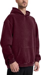 Sudaderas con capucha de gran tamaño para hombres, parejas, sudaderas con capucha de peso pesado, suéter Vintage para hombre, suéteres de lavado ácido, ropa - Product Image 4