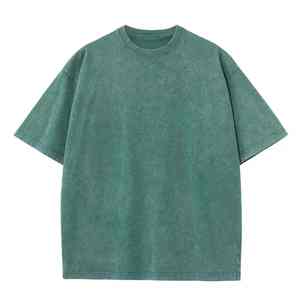 Wholesale <b>Men</b> Acid Wash T <b>Shirt</b> Streetwear Hip Hop Stone 100% Cotton T <b>Shirts</b> With Logo Customize Oversized Vintage T-<b>Shirt</b> - Product Image 5