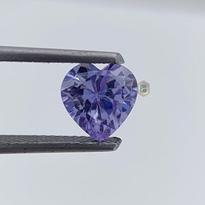 Corazón corte americano 1ct y 10ct diamantes sueltos azul claro único con efecto triturado de hielo accesorios de joyería únicos - Product Image 1