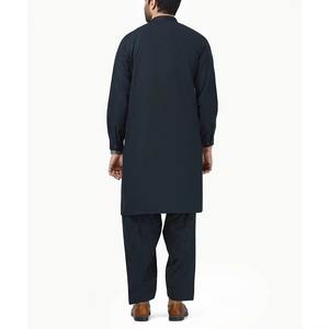 Nueva llegada tamaño personalizado vestido paquistaní hombres Shalwar Kameez hombres ropa manga larga Shalwar Kameez traje - Product Image 5